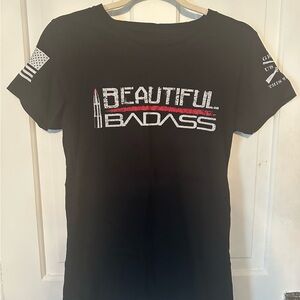 Grunt Style Black 'Beautiful Badass' Tee